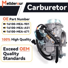 Carburetor Compatible with Honda VTX1300 VTX1300C VTX1300R VTX1300S VTX1300T 2004-2009 Replace# 16100-MEA-901,16100-MEA-A51,16100-MEA-671