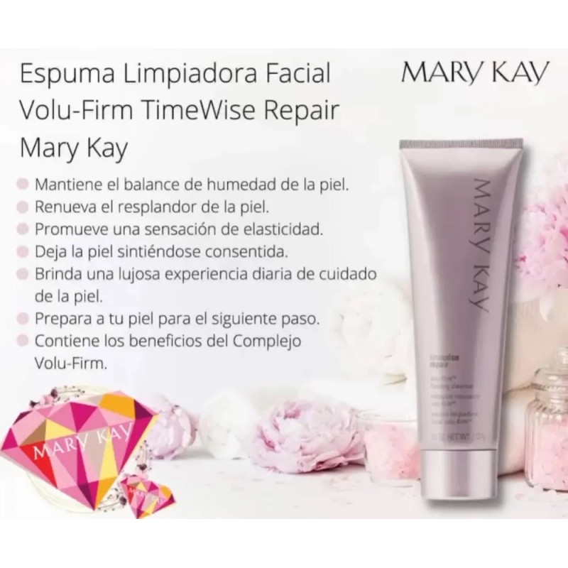 Espuma de Limpieza Mary Kay Volu-Firm TimeWise Repair Piel Sensible