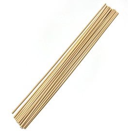 20 Bamboo Ladders, Diameter: Approx. 0.1 inches (3 mm), Length: 14.4 inches (365 mm), For Crafts