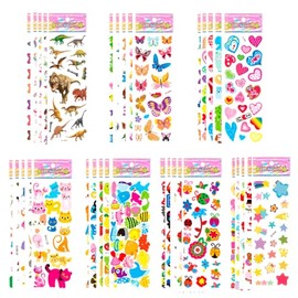 35 Hojas Pegatinas para Niños, Calcamonias para niños y niñas