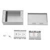 Recessed Flat Hidden Floor Electrical Outlet Kit, Electrical Outlet Cover