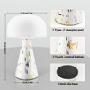 Levigo Cute Mushroom Table Lamp with Touch Switch, Natural Style
