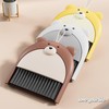 Mini Handheld Brush and Dustpan Set with Comfortable Grip for