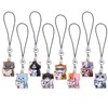 LEGENTLISUR 8Pcs Cat Phone Charms Y2K Alloy Enamel Aesthetic Cell