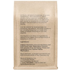 Dandelion Root Super Antioxidant Tea, 45-60 Servings, Eco-Conscious Zip Pouch, Contains Caffeine, Pure Loose Leaf Tea Grown in America, 5 Ounce (Medium)