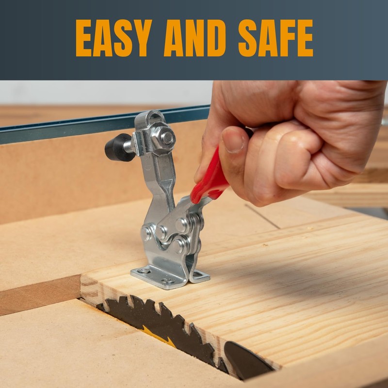 POWERTEC 4PK Toggle Clamp, 300 lbs Holding Capacity, 201B Quick