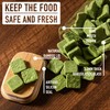 D2scrma 37oz Rectangle Airtight Glass Storage Containers with Bamboo Lids