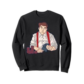 Vintage Card Shark with Chips And Red Suspenders Sweatshirt