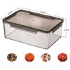 Pickle Sealing Box with Lid PET Plastic Multifunctional Kitchen Organizer