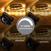 MEIRIYFA LED Light Strip Dimmer,DC 12V-24V 30A LED Light Strip