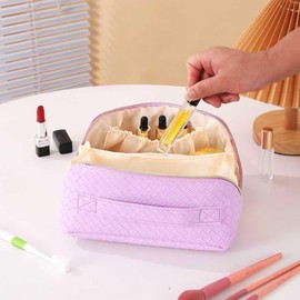 Aroma Pouch, Essential Oil Storage, Waterproof, Cosmetic Pouch with Pockets, Mini Bag, Bag-in-Bag, Vanity Pouch, Portable, Lightweight, Gift Ready, Portable