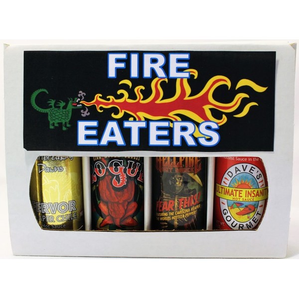Flame Eaters - (4 Pack Hot Sauce Gift Set)