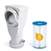 Funsicle SkimmerPlus 1000 GPH 2-in-1 Filter Pump and Skimmer System