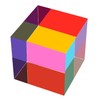ECBANLI CMY Colour Cube, CMYcube 1.6 inch (40mm) RGB Dispersion