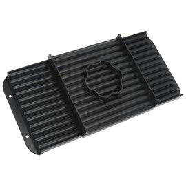 Topyond Fishing Bait Rolling Plate, ABS Plastic Black Portable Bait Roll Board, Designed for Fishing(12mm)