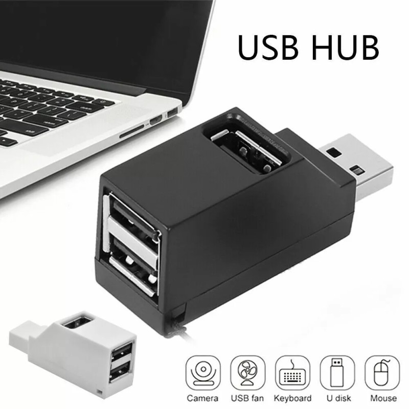 Unbranded 3 Port USB Hub USB 2.0 High Speed Hub~Splitter