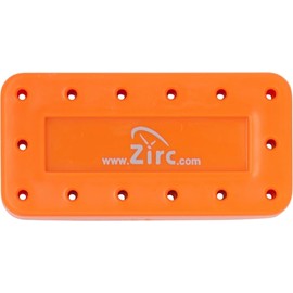 Zirc Dental 50Z403Q Magnetic Bur Block 14-Hole Microban Vibrant Orange