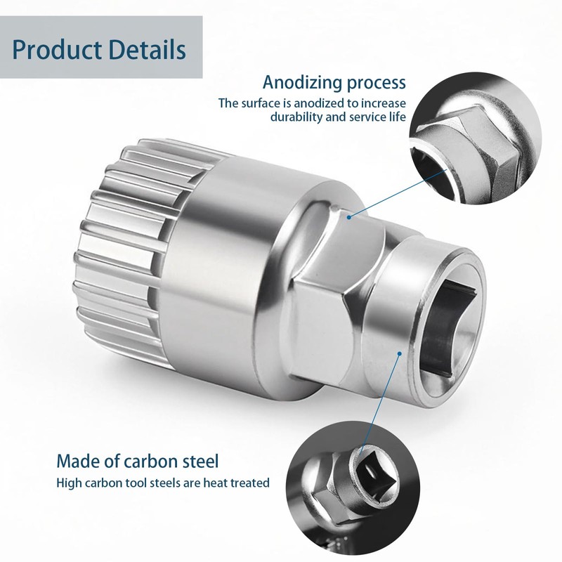 Bicycle Bottom Bracket Remover, Tool Crank Puller Remover, Bottom Bracket