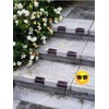 GZZYPZ Solar Outdoor Waterproof Itelligent Induction Deck Light 16 Pack