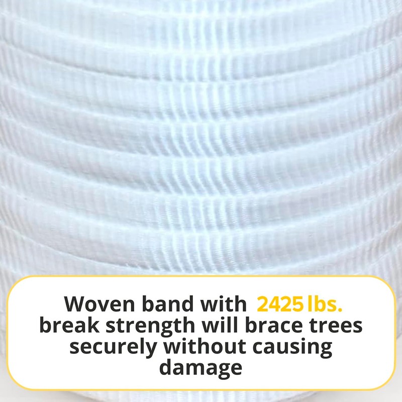 White Tree Tie Webbing Strap 3/4" x 250' - Heavy