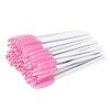 Haobase 100Pcs Disposable Eyelash Brushes Mascara Wands Eyebrow Brush Makeup