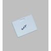 Horizontal Erasable Badge:_White