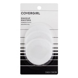 CoverGirl 4 Pack CoverGirl Makeup Masters Powder Puffs, 3 Ct