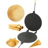 PetriStor Waffle Maker Round Has Nonstick Coating Size 8 in