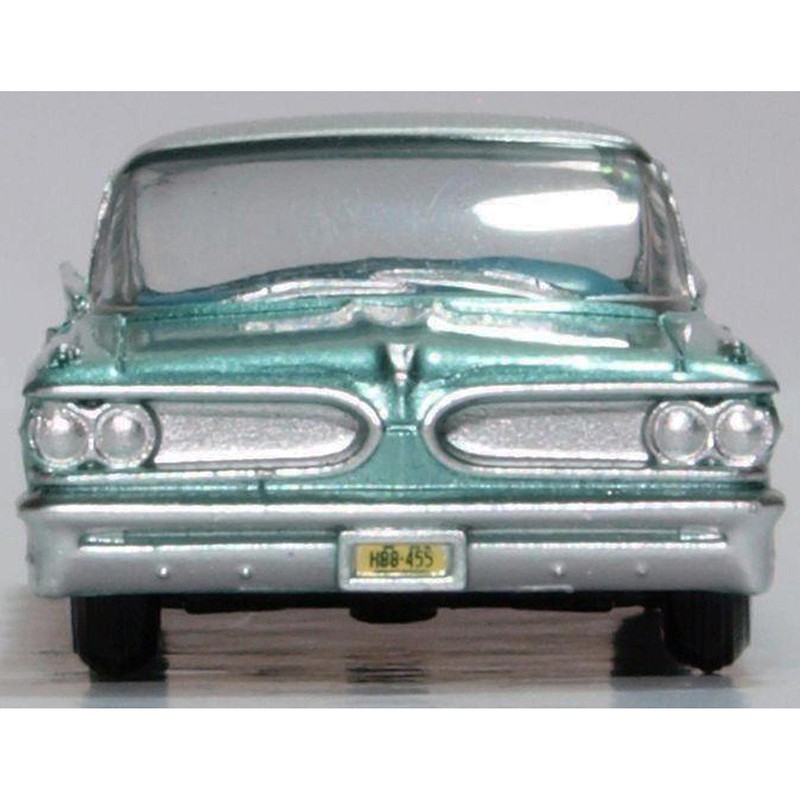 Oxford Diecast 87PB59003 Pontiac Bonneville Coupe 1959 Seaspray Green