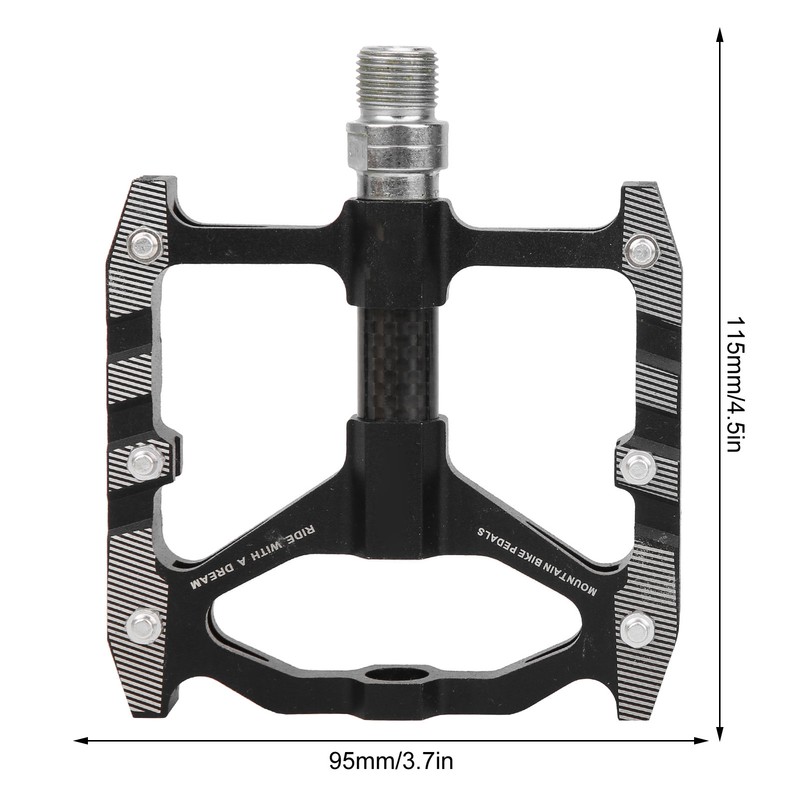 Wheelup Bicycle Pedals Carbon Fiber Aluminum Alloy Bearing Platform AntiSlip