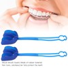 2pcs Portable Shock Mouth Guard Shock Absorption Athletic Mouth Guard