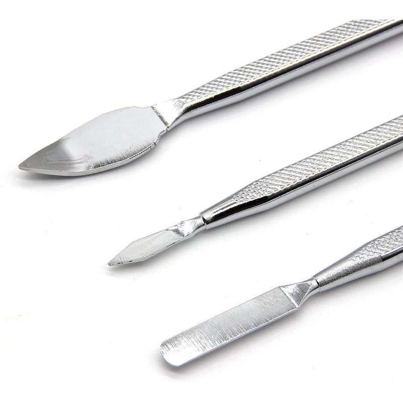 Spatula Set, Metal Spatula, Spatula Tool, Handcraft Rod, Double-Ended Type,