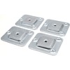 Design61 Set of 4 Mounting Plates M8 Thread for Sofa