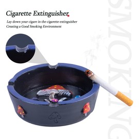Kraledge Ashtray Mushroom Cute Ash trays for Smokers,Ashtrays for Outside Patio Garden Home Outdoor Indoor Decor Father's Day, Mother's Day Present
