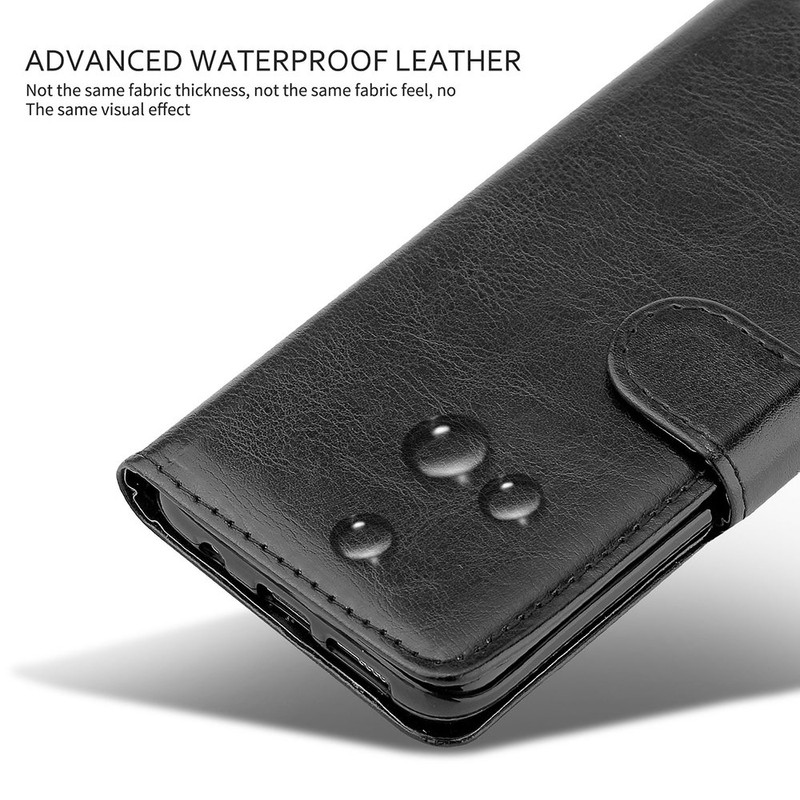 GAPlus Honor X7 Case - Black Premium Wallet Case Leather
