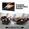 Auto Dynasty Tool Box Set Portable 2-layer Folding Toolbox with