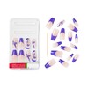 GoldFinger 24 Pcs Press On Nails, Long Coffin Fake Nails,