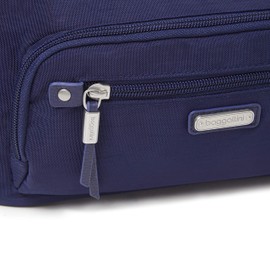 Baggallini Bolsa de viaje RFID para uso diario, Azul Marino, Talla unica
