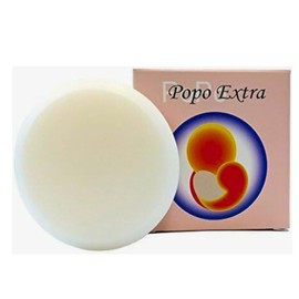 ASK Corporation Emina Popo Extra Popo Soap Set of 3, Cosmetic Soap (3.5 oz (100 g) x 1) with Original Leaflet, Antioxidant Solution (1)