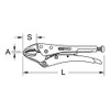 KS Tools 115.2006 Large Jaw Grip Pliers with Easy-Release 65