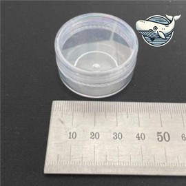 Face cream storage container, transparent container, 10g, multi-purpose cosmetic empty bottle, cream container, empty bottle / 페이스 크림 보관용기 투명 용기 10g 다용도 화장품공병 크림용기 공병