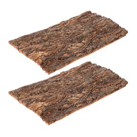 Housoutil Cork Bark Background, Pack of 2 Cork Board Terrarium Backboard, Reptile Terrarium Cork for Lizards, Snakes, Spiders, Hermit Crabs, Tarantulas, Geckos, Bearded Dragons