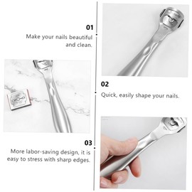 Healeved 1set Nail Clipper Pedicure Tool Kit for Toenails and Fingernails Includes Callus Remover and Nail Files Resistant Grooming Accessories for Home Use