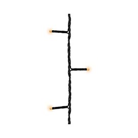 Lumineo Basic Classic Warm Fairy Lights – 40 LEDs – 3 Metres – Black Cable – Indoor & Outdoor – Timer – Dimmable – IP44 Protection