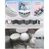 Mini Sink Dishwasher 1200mAh USB Charging IP67 High Speed Rotation