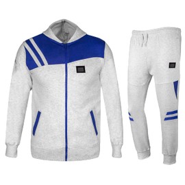 GUBA® Kids Boys Girls HNL Projection Tracksuit Hoodie and Bottom Jogging Suit 5-13 Years (Grey Blue 900, 11-12 Years)