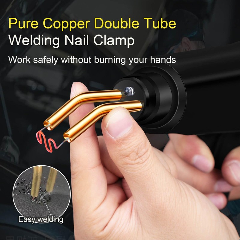 200W Plastic Welder Hot Stapler, 2000PCS Staples - Bumper Repair