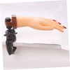 PACKOVE Manicure Training Hand Model Realistic Practice Hand for Nail