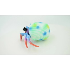 Unbranded Hermit Crab, Crustaceans, Museum Quality Rubber Figure, Model 6" CH160 BB110