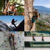 SOB 35KN Abseiling Eighth Abseiling Device Climbing 8 Descender Bagging